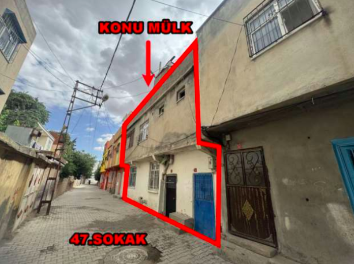 DİYARBAKIR ERGANİ'DE 2 KATLI SATILIK BİNA VE ARSASI BANKADAN